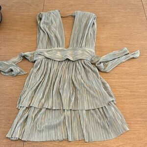 NEW WITH TAGS Sabina Musayev Stunning sparkly mint green dress